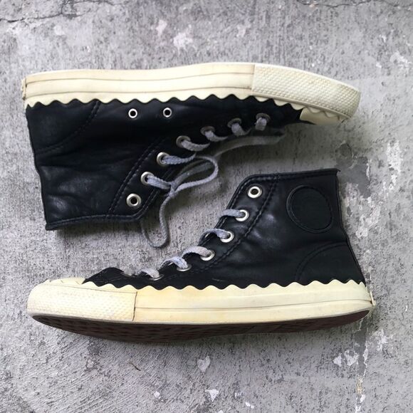 Converse Chloe leather high tops - Picture 1 of 7